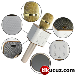 Q7 Taşınabilir Kablosuz Karaoke Mikrofon