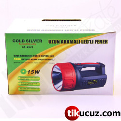 Gold Silver GS-2621 Projektör El Feneri