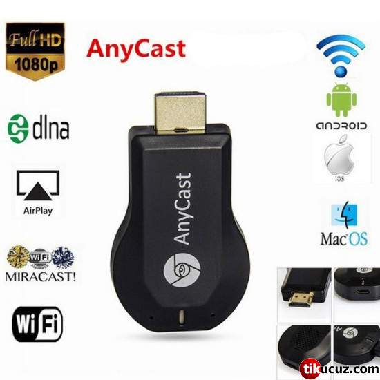 Anycast Full Hd Kablosuz HDMI Görüntü ve Ses Aktarıcı