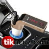 Oto Çakmaklık Araç Kiti Fm Transmitter Bluetooth Kablosuz Usb Mp3 Çalar Player Kart Giriş Aux