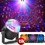 Mini Disko Topu LED RGB Lazer Parti Dj