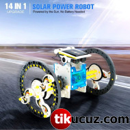 Güneş Enerjili Solar Robot Oluşturma Seti