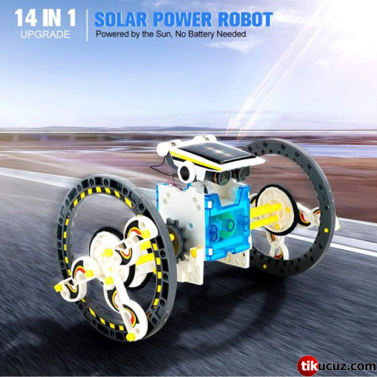 Güneş Enerjili Solar Robot Oluşturma Seti