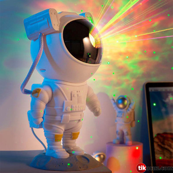 Astronot Projektör Gece Lambası