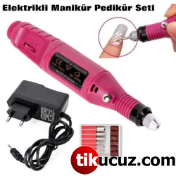 Elektrikli Manikür Pedikür Seti