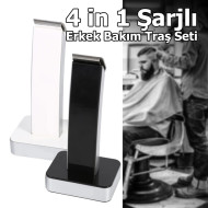 4 in 1 Şarjlı Erkek Bakım Tıraş Seti