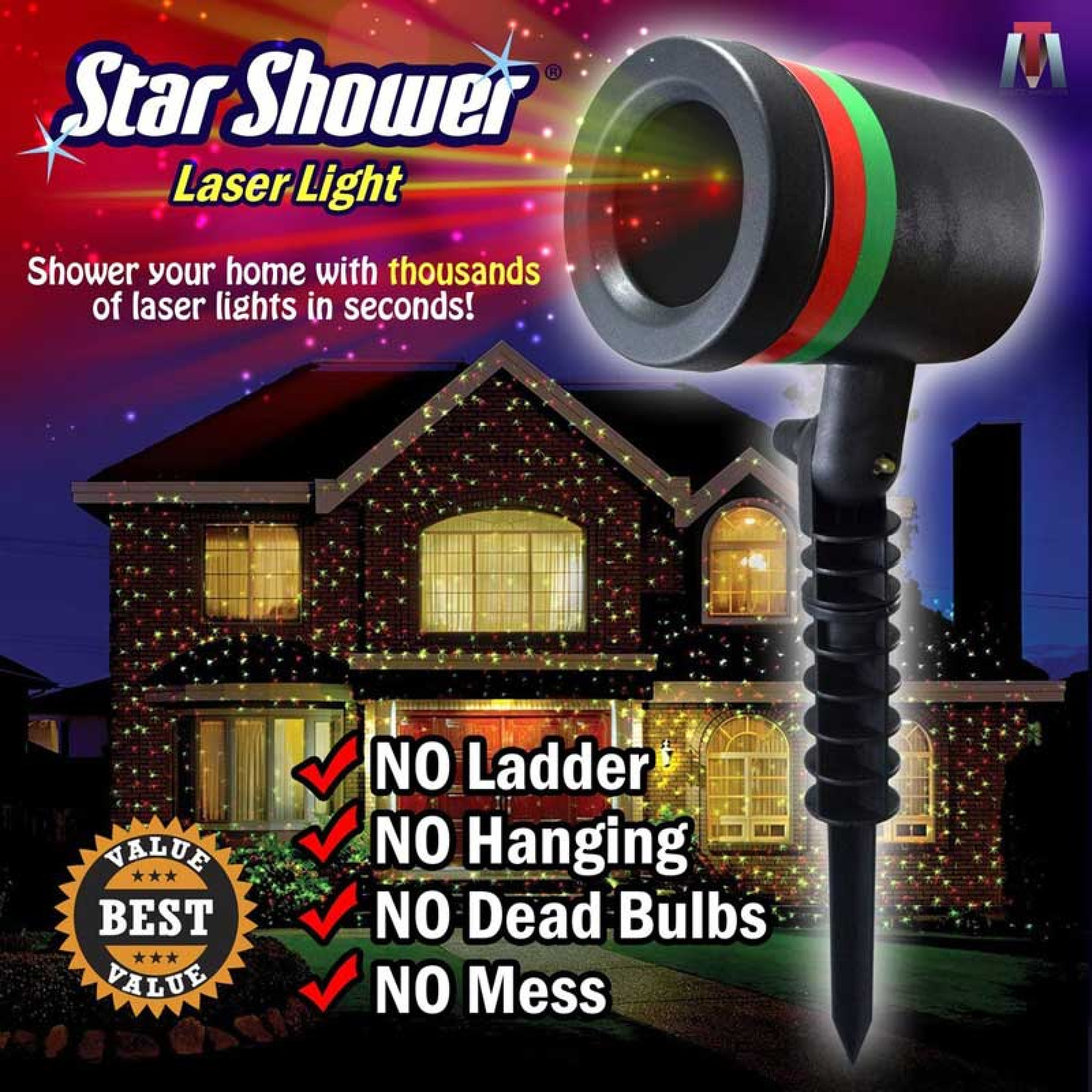 Star Shower Motion Slide Show Lazer Işık Gösterisi Kapıda Ödeme Sipariş ...
